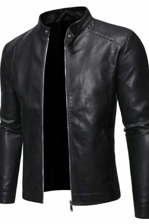 Mens Blouson Jacket (Black_M)