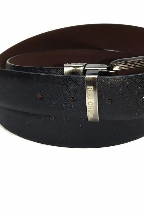 Formal Wear Men Black Leather Belt